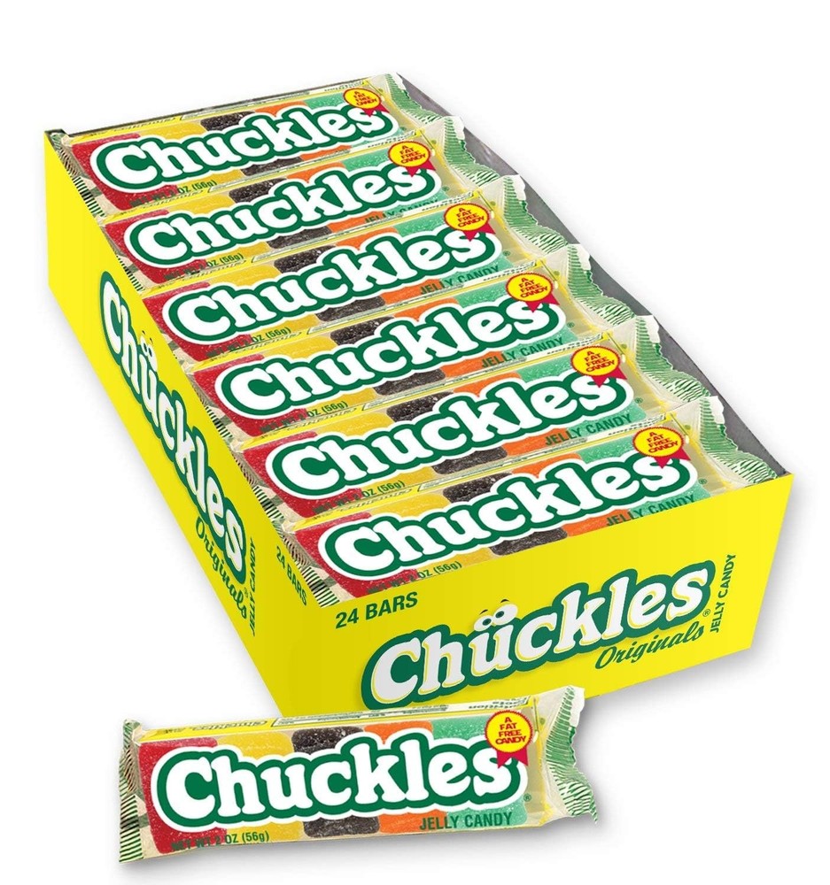 Wonka Chuckles Original, Jelly Sugar-Coated Candies, Fruit Flavored Candy, 2...