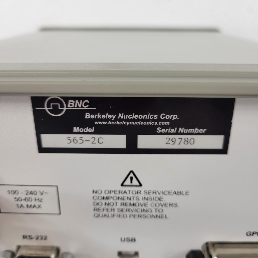 BNC Berkeley Nucleonics 565-2C Digital Pulse Delay Generator 2-Channel