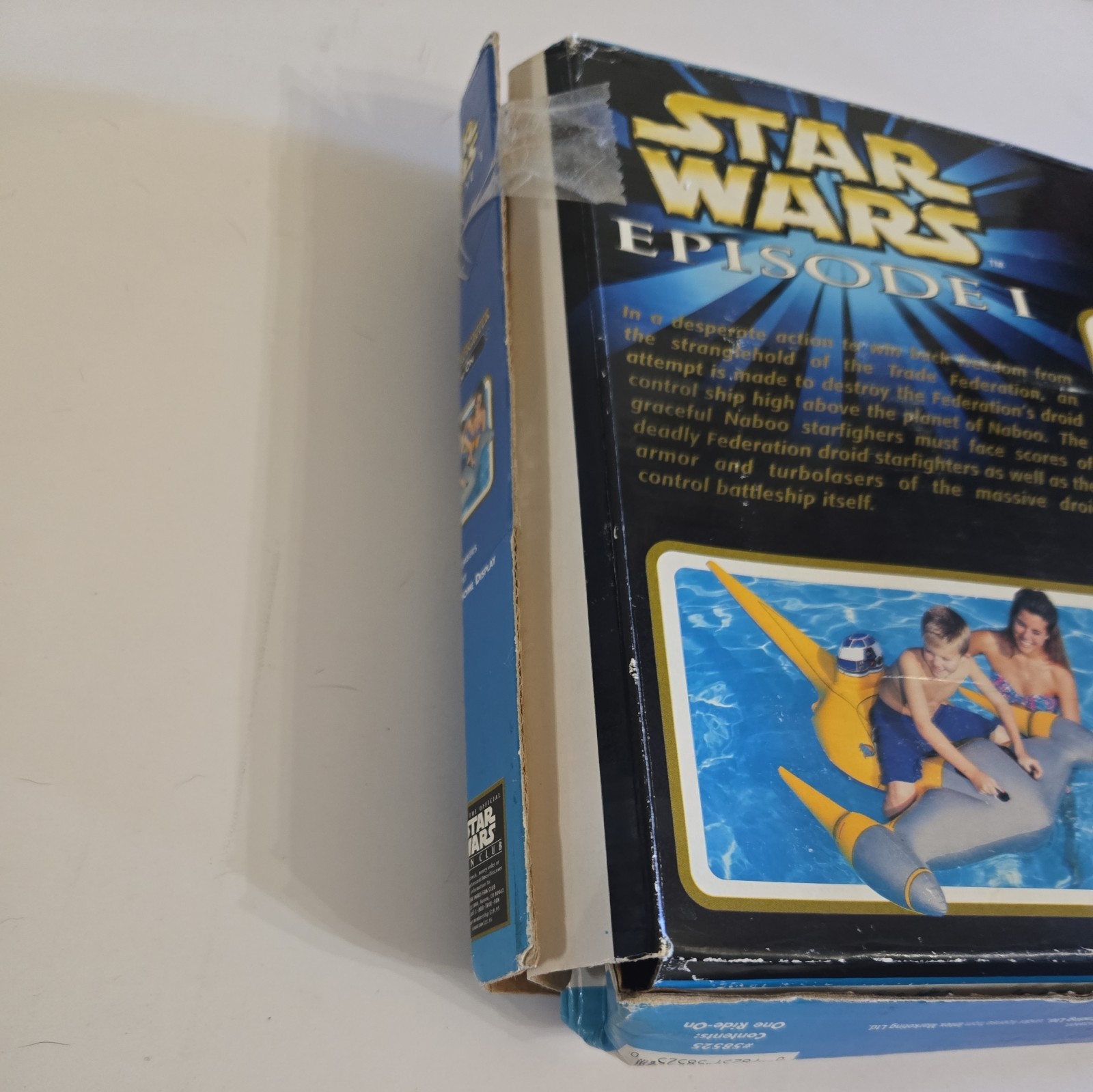 New 1990S Vintage Star Wars ESISODE 1 Naboo Starfire Ride On Pool Float