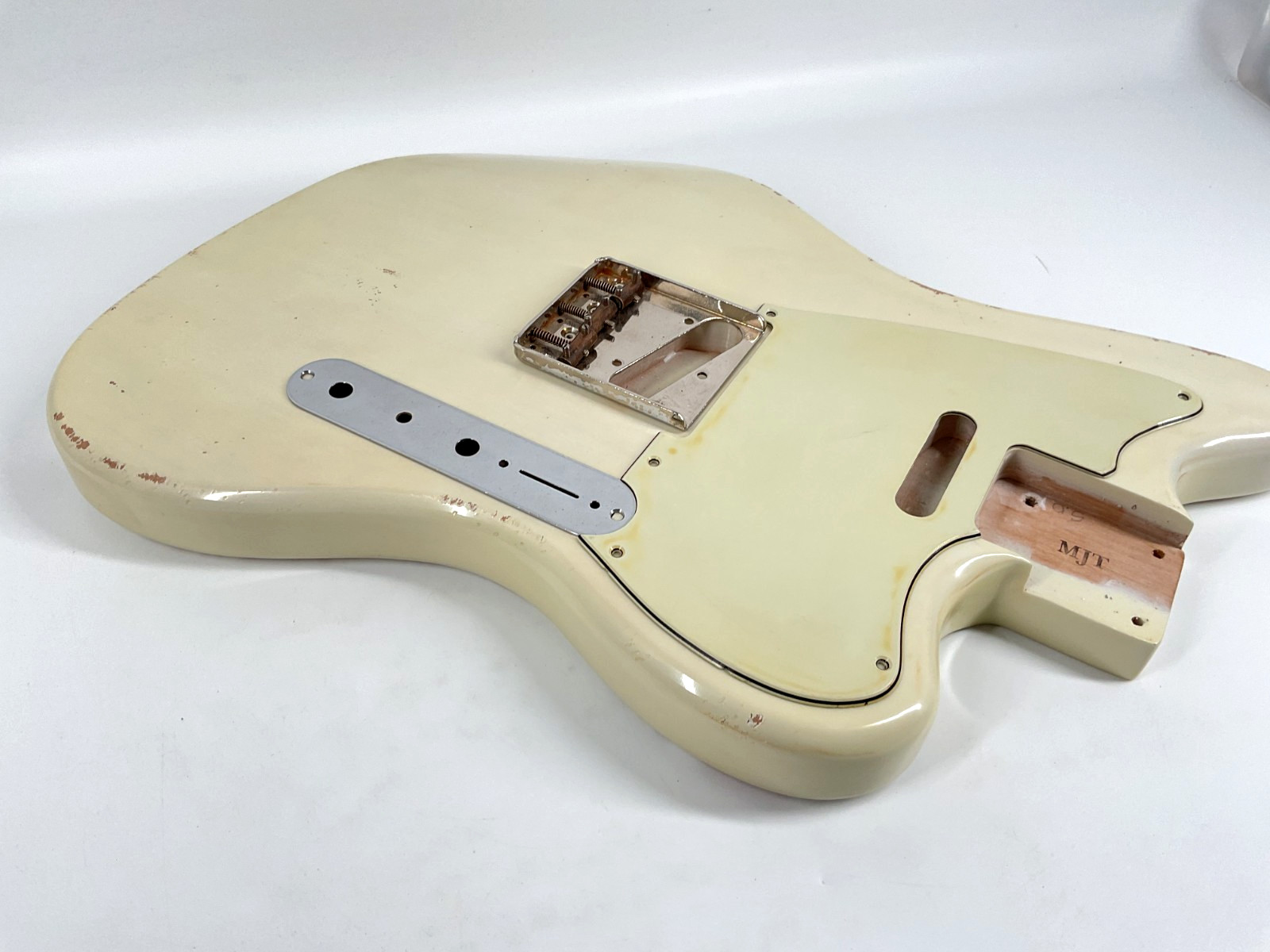 MJT Official Custom Vintage Aged Nitro Guitar Body Mark Jenny VTM Alder Blond