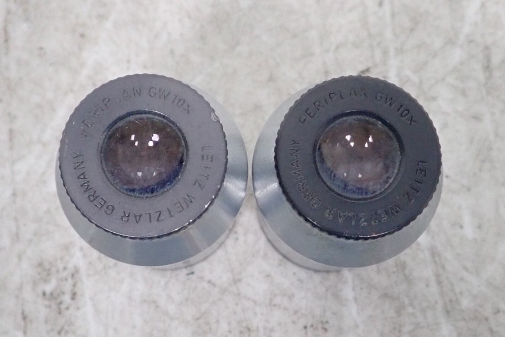 Leitz Wetzlar Periplan GW 10x Microscope Eyepieces