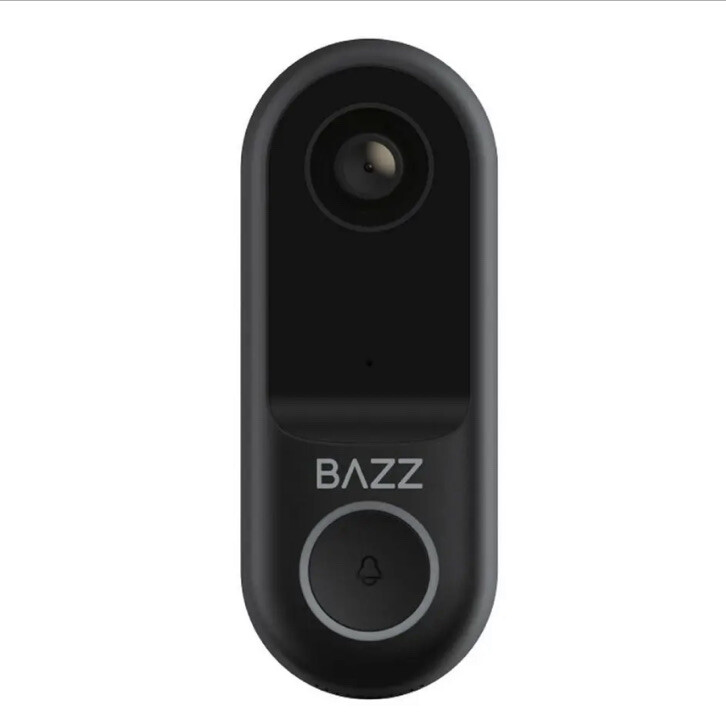 BAZZ Smart Door Bell Camera Wired Bell Button Wi-Fi Cable Visual Alert Remote