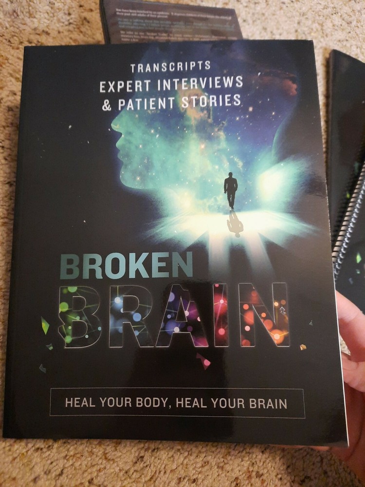 Broken Brain DVD, Workbooks, Interviews N Transcripts Mark Hyman NEW