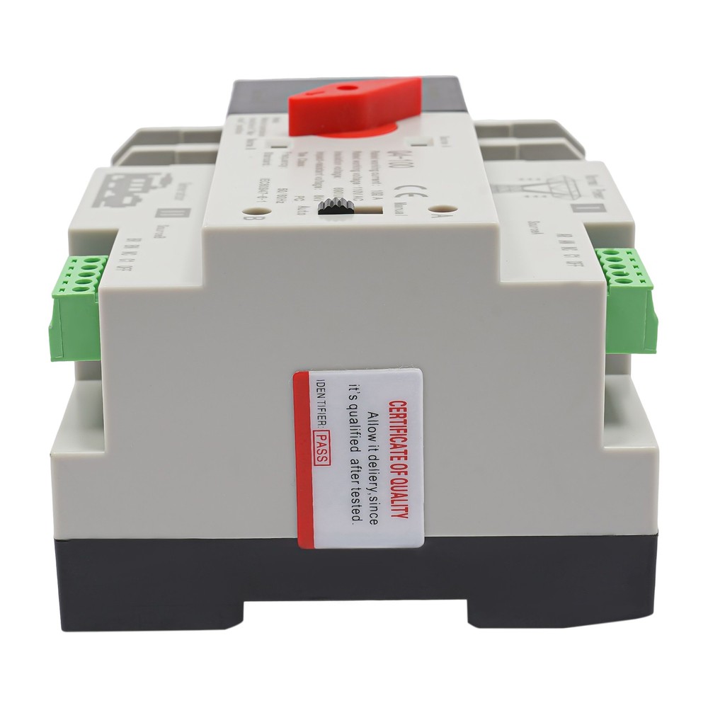 Automatic Transfer Switch 2P 100A Generator Changeover Switch Dual-Power NEW!