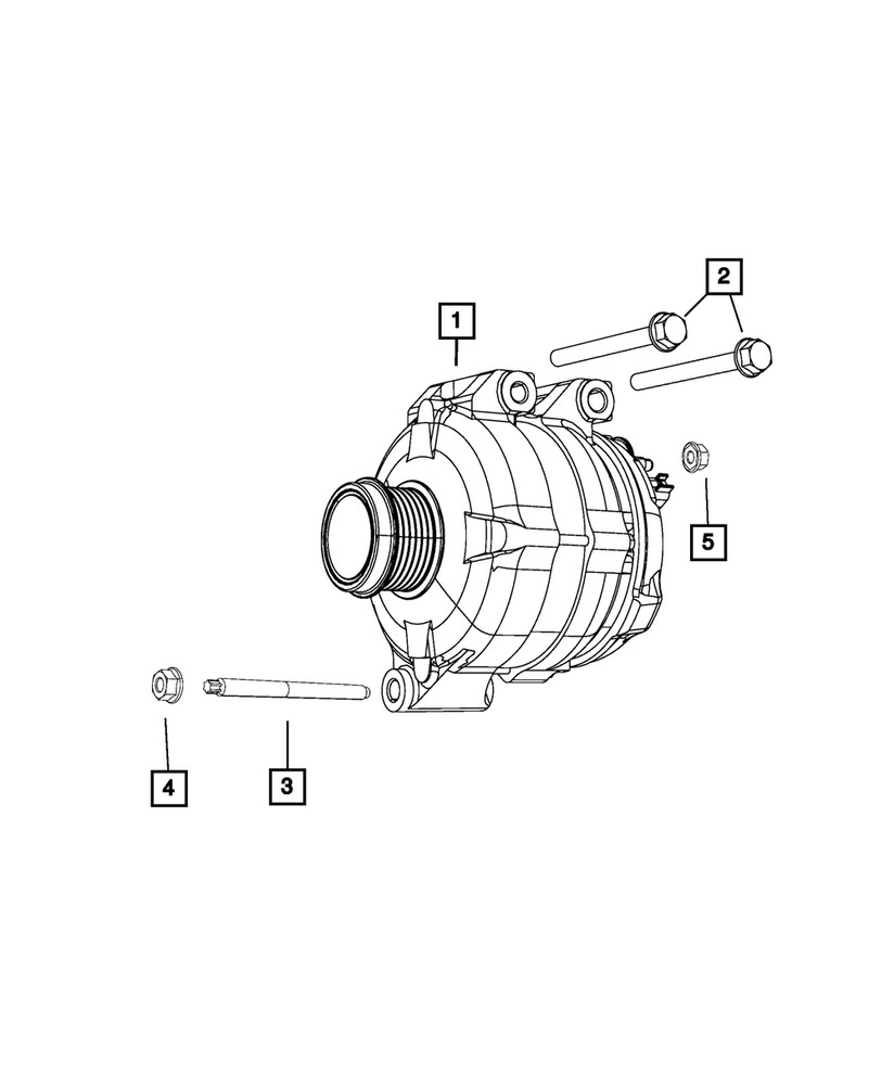 Genuine Mopar Hex Flange Head Screw 6104206AA