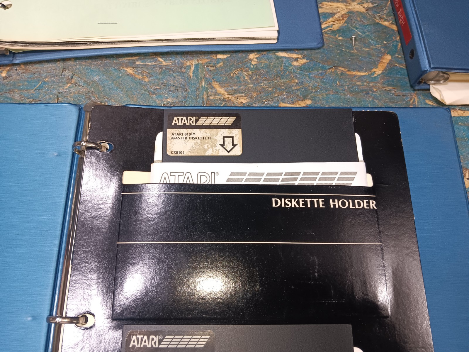 Atari 800 EXACT FLOPPY SYSTEM DISKS & MANUALS/BINDERS-BOTH TESTED-GOOD-SEE ALL