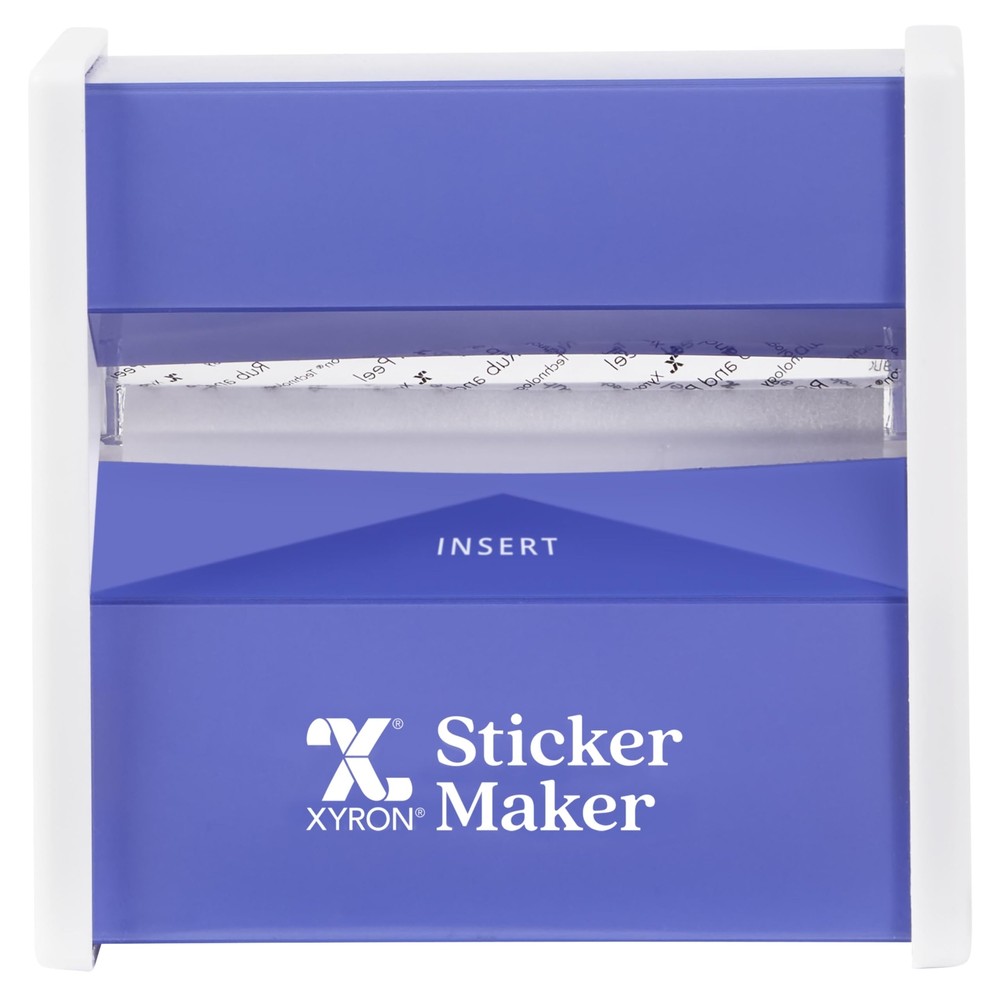 Xyron Sticker Maker, 3",Includes Permanent Adhesive 3" x 20',Disposable (100111)