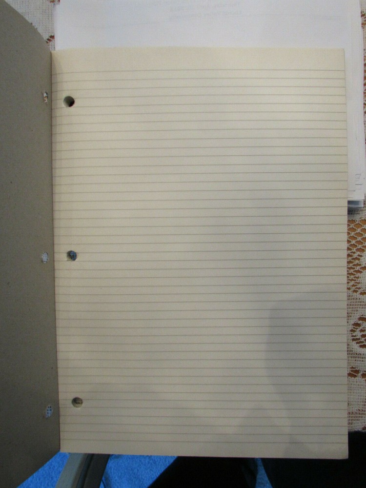 FAO Schwarz Notebook for 3 ring binder new lined