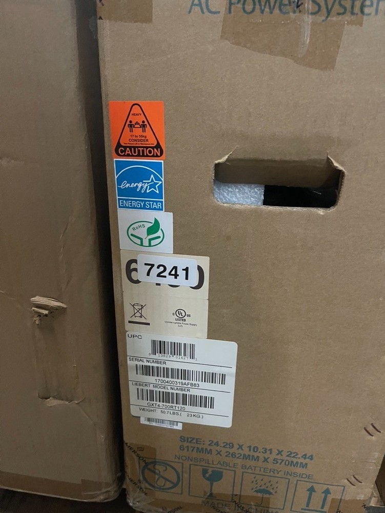 Liebert Battery Back Up with Surge Protector (GXT4-700RT120)