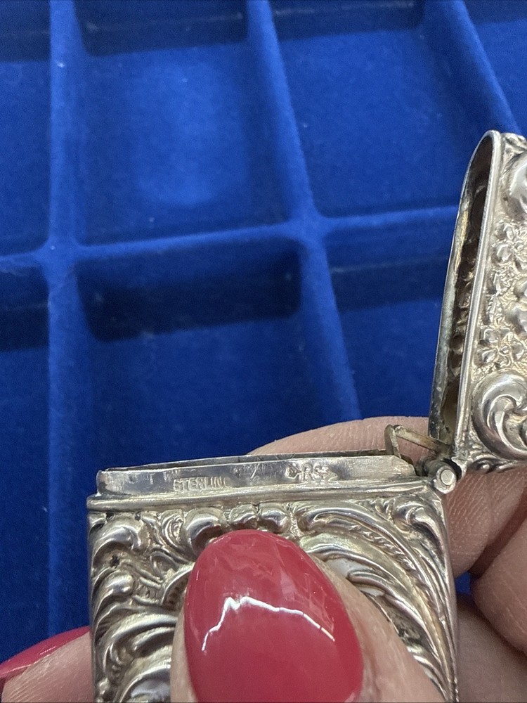 Antique Sterling Silver match safe