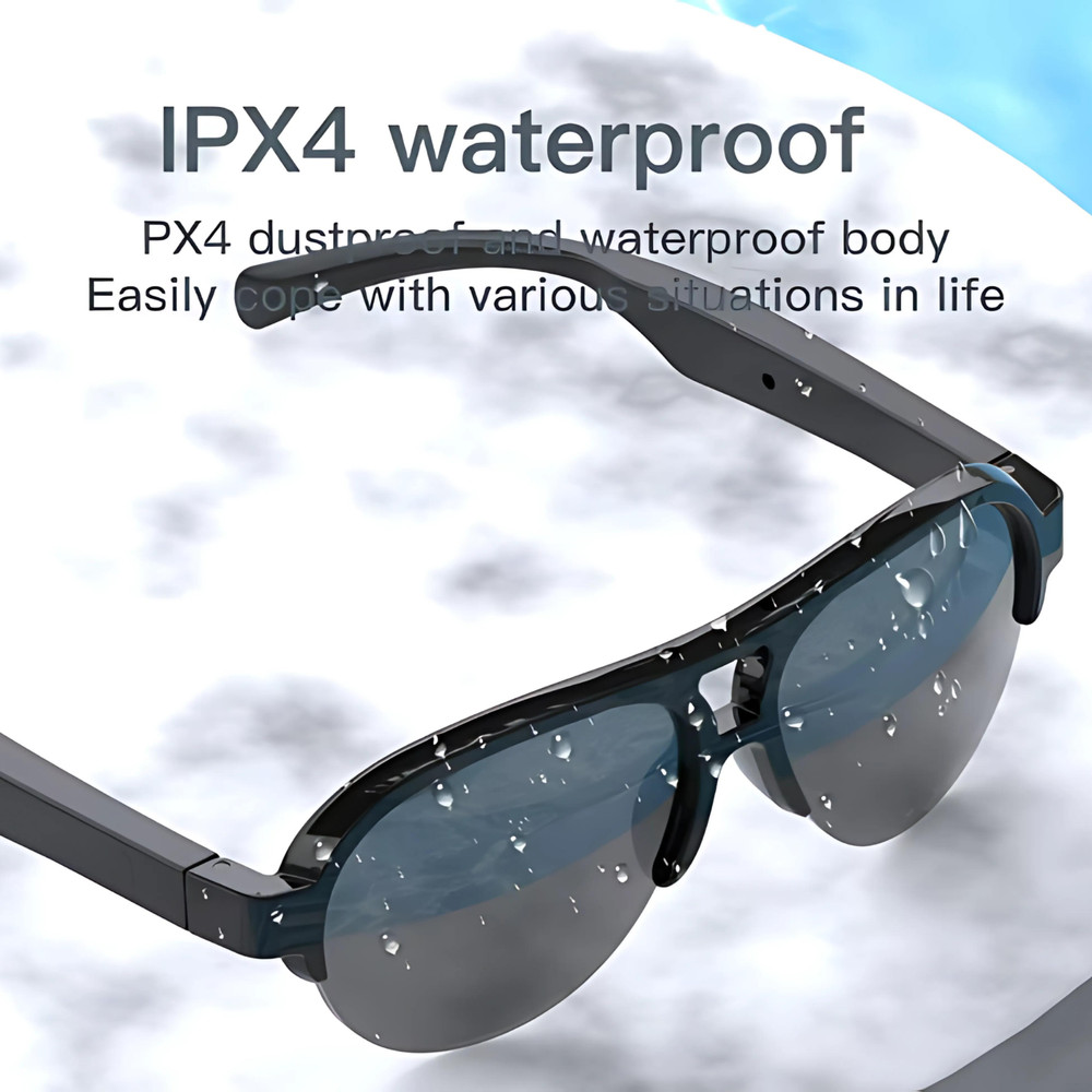 Smart UV Sunglasses Bluetooth Open-Ear Wireless Audio Touch Button Waterproof