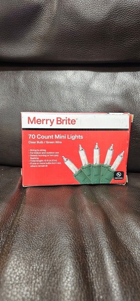 70 Mini White Christmas Lights