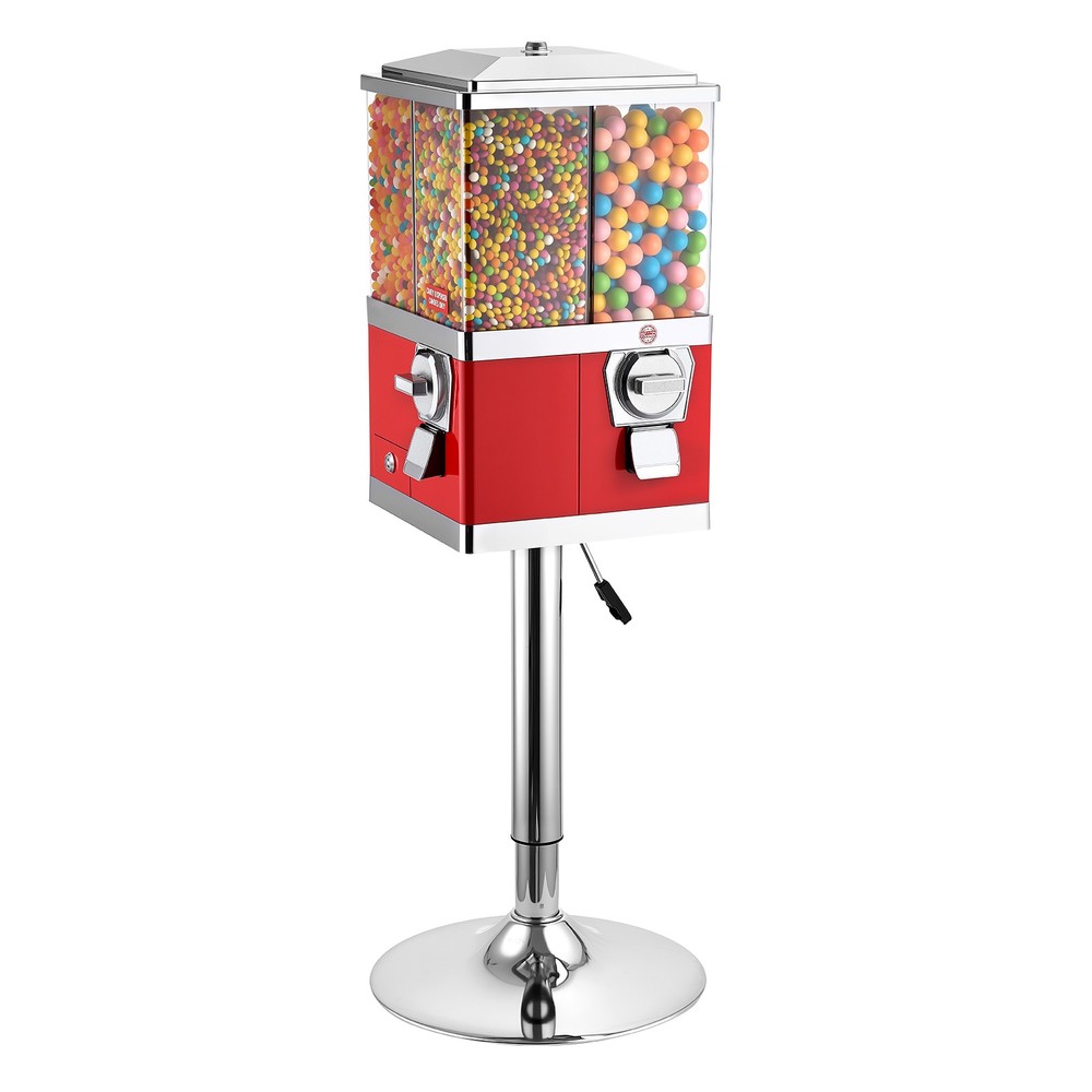 VEVOR Candy Vending Machine Four Compartment Candy Vending Machine with Stand
