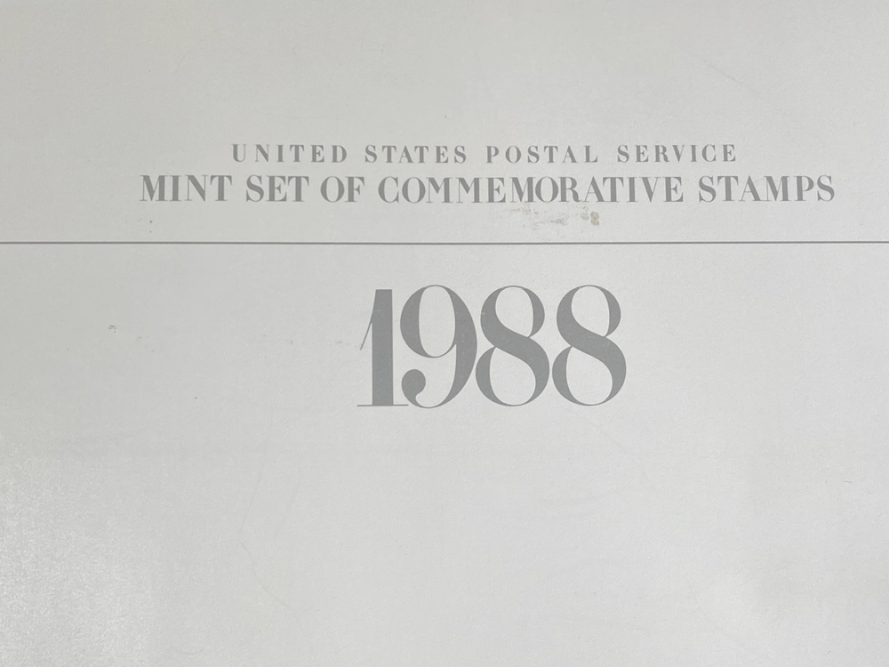USPS 1988 Commemorative Mint Stamp Set #868 W/ Book MINT! Free Shipping