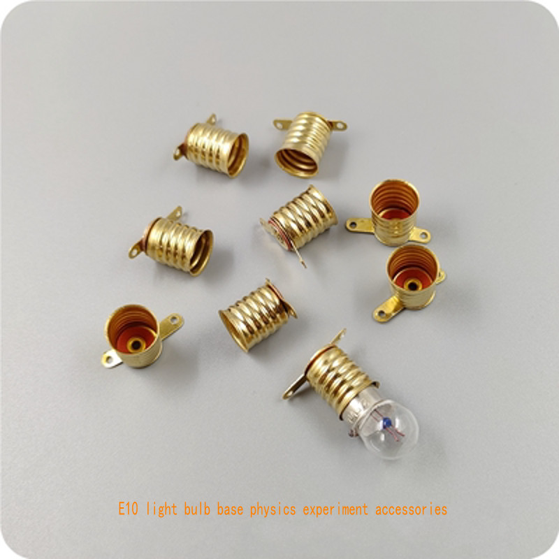10pcs threaded small light bulb 1.5 2.5 3.8v0.3A physics experiment