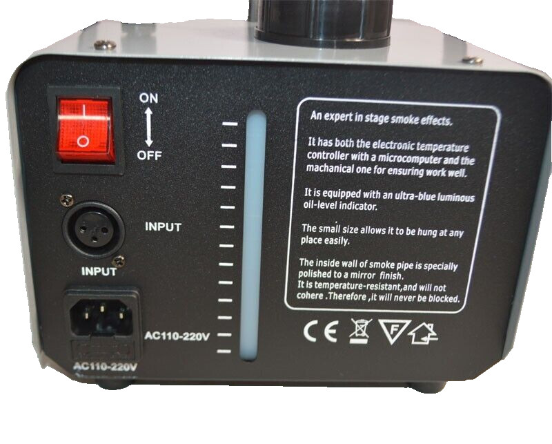 TECHTONGDA Flurry Snow Flake Machine 110V 600W Stage Effect Machine Wire Control