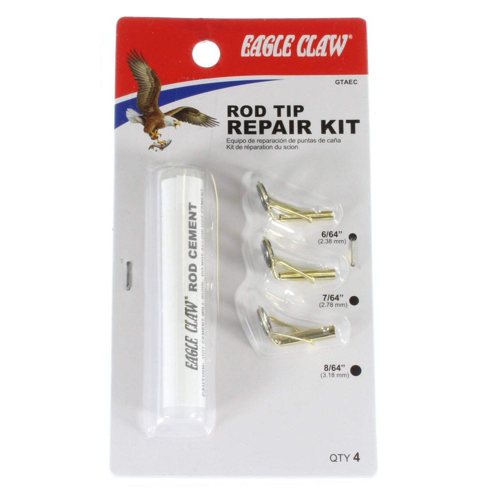 Eagle Claw Rod Tip Repair Kit Glue Assorted 1pk