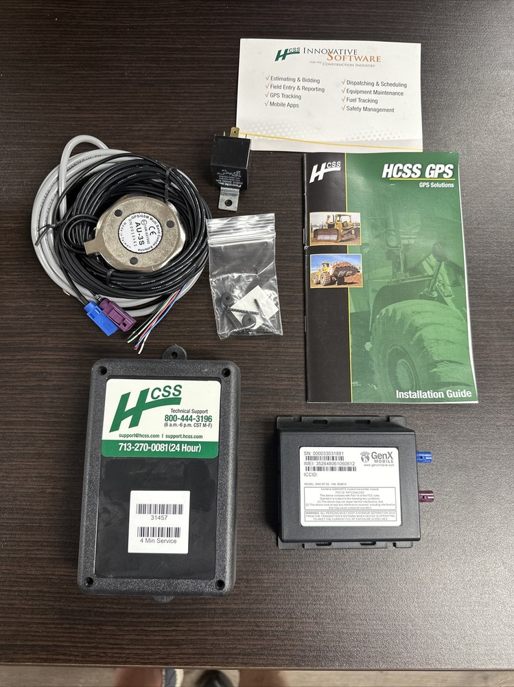 HCSS VectrGPS Telematics GPS Solutions Units for Heavy Construction