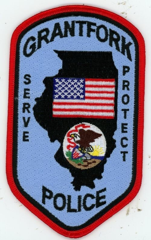 ILLINOIS IL GRANTFORK POLICE NICE SHOULDER PATCH SHERIFF