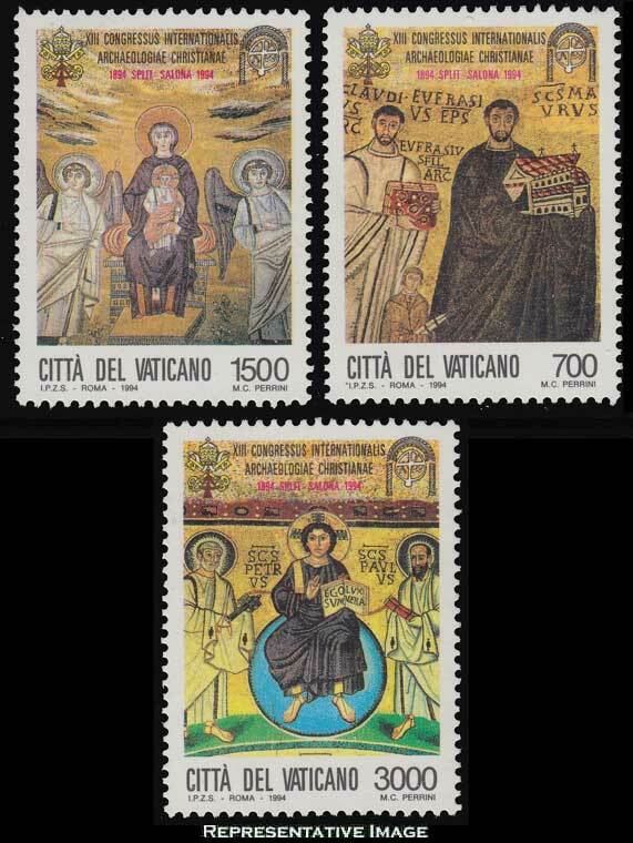 Vatican City Scott 960-962 Mint never hinged.