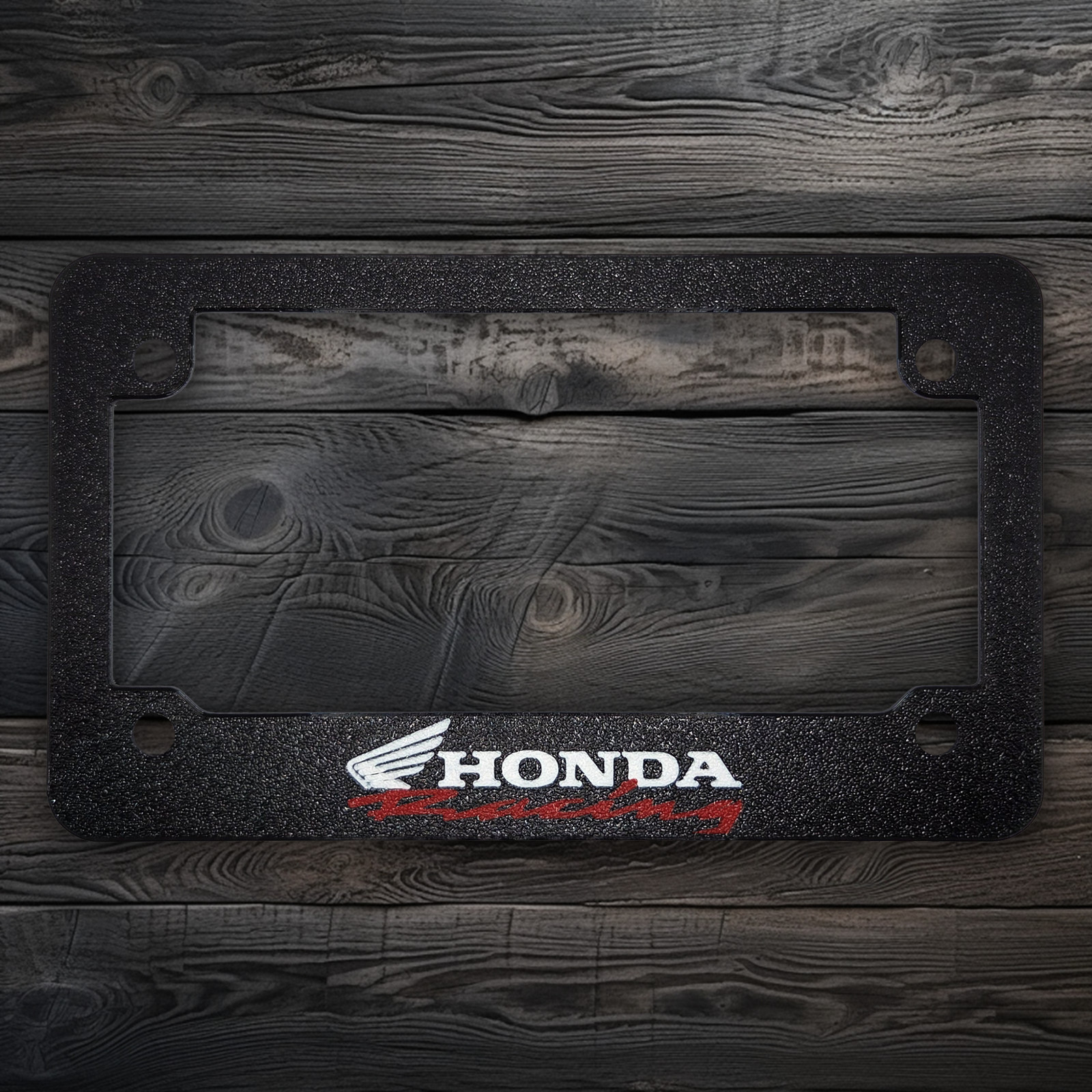 For Honda Racing MOTORCYCLES Textured Motorcycle License Plate Frame(ALL MODELS)