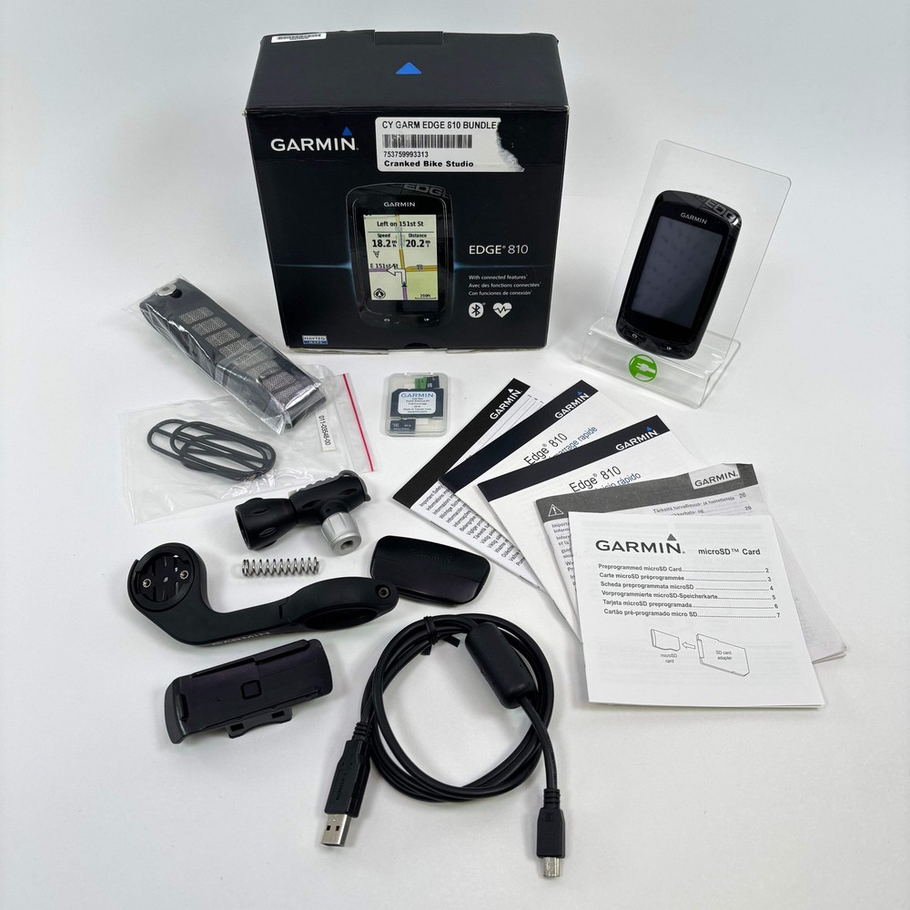 Garmin Edge 810 GPS Wireless Bike Computer with Accessories
