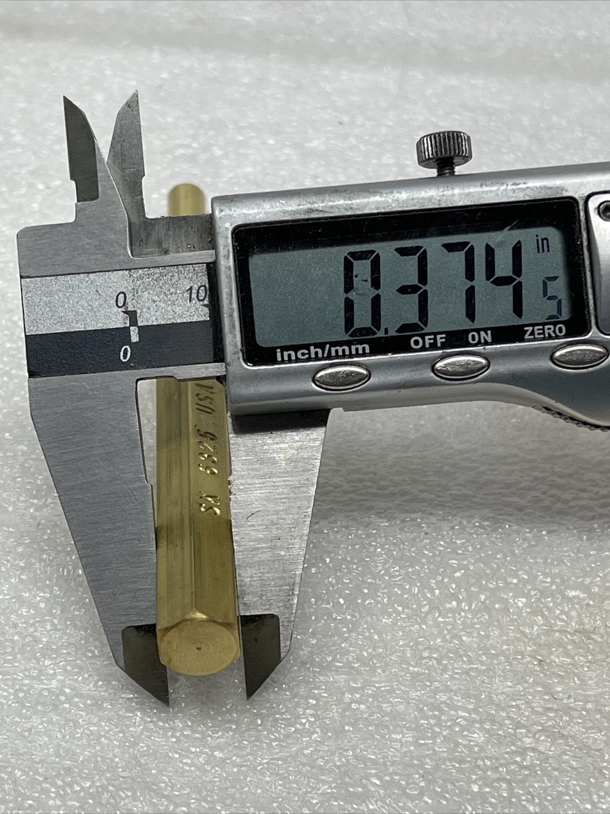 SK Tools 1/4” Brass Drift Punch, 6325, Hex Shank, 4” Long, USA Made, New