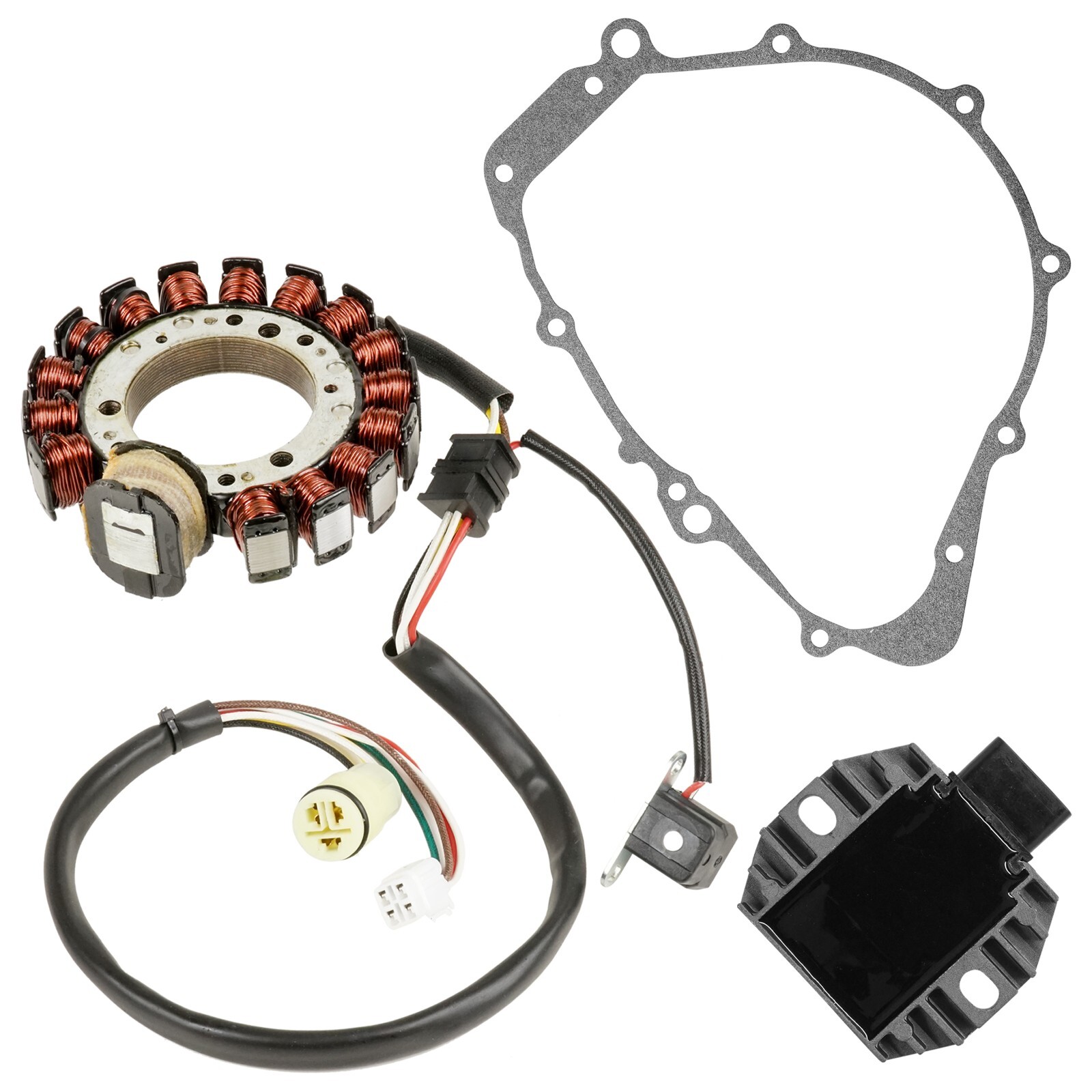 Stator & Regulator Rectifier for Yamaha Grizzly 600 YFM600 1999-2001 With Gasket