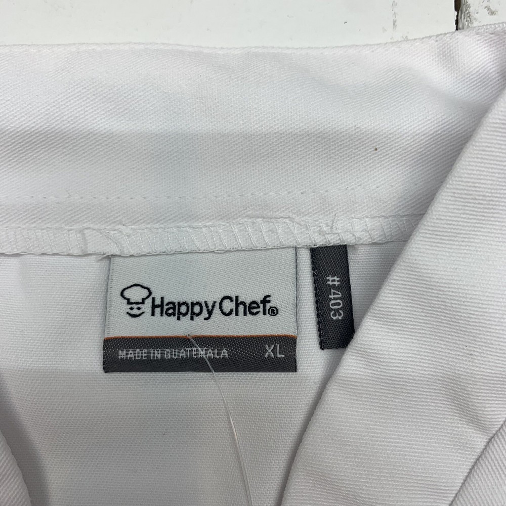 Happy Chef White Jacket Size XL