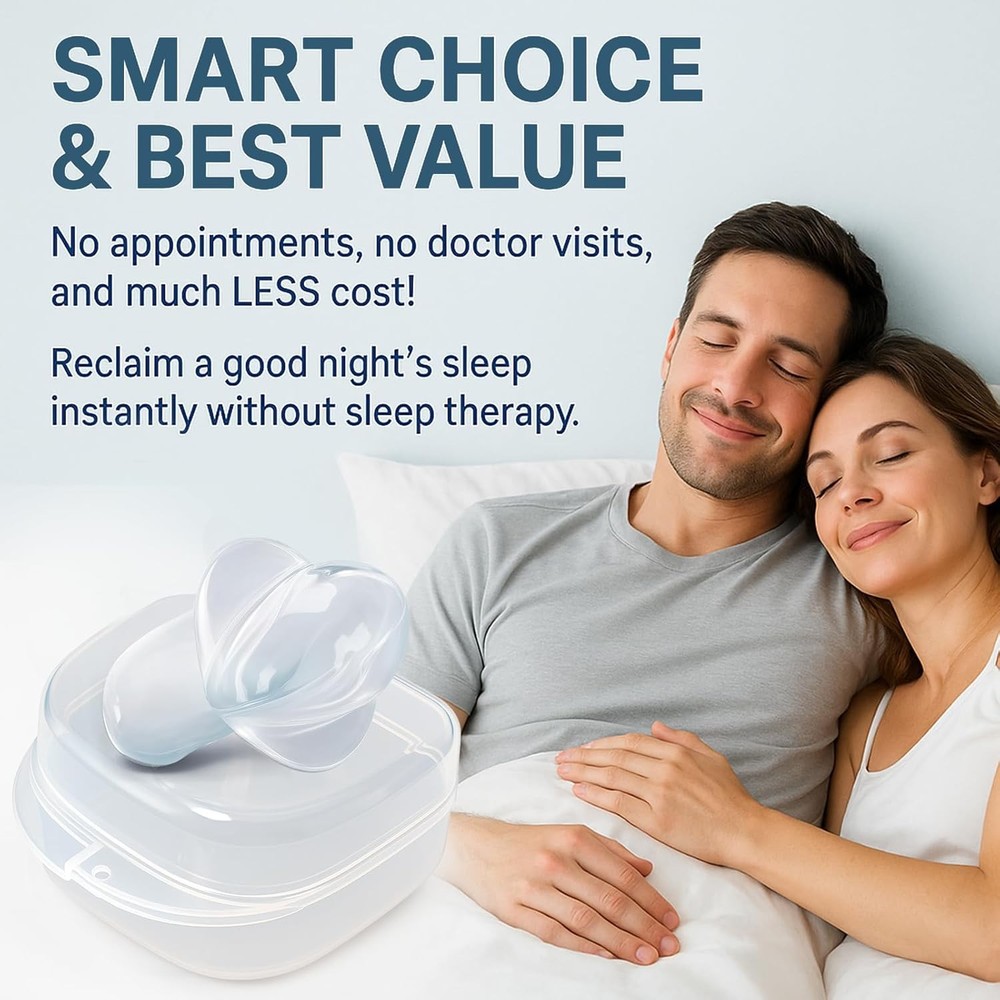 2Pcs Anti Snoring Device Sleep Snoring Solution Reusable Snore Solution Stopper