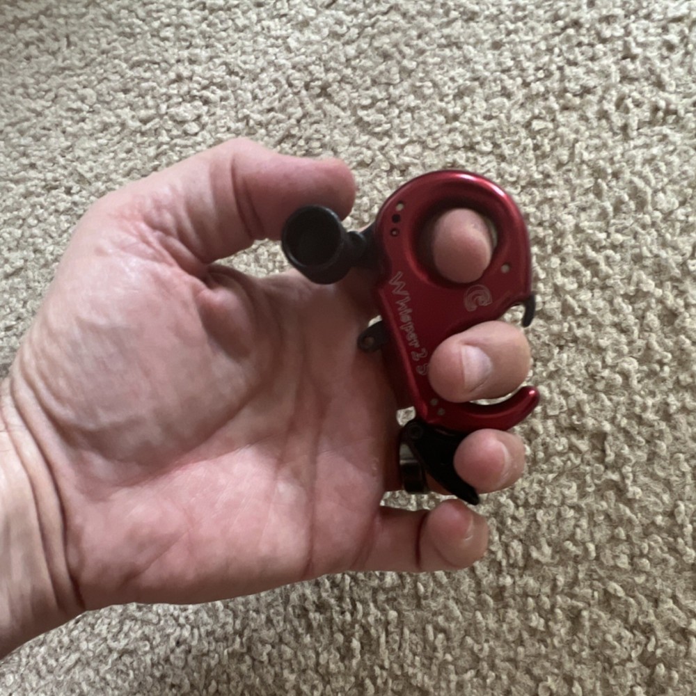 Carter Whisper 2 S Thumb Trigger Release Aid for Compound Bow Red