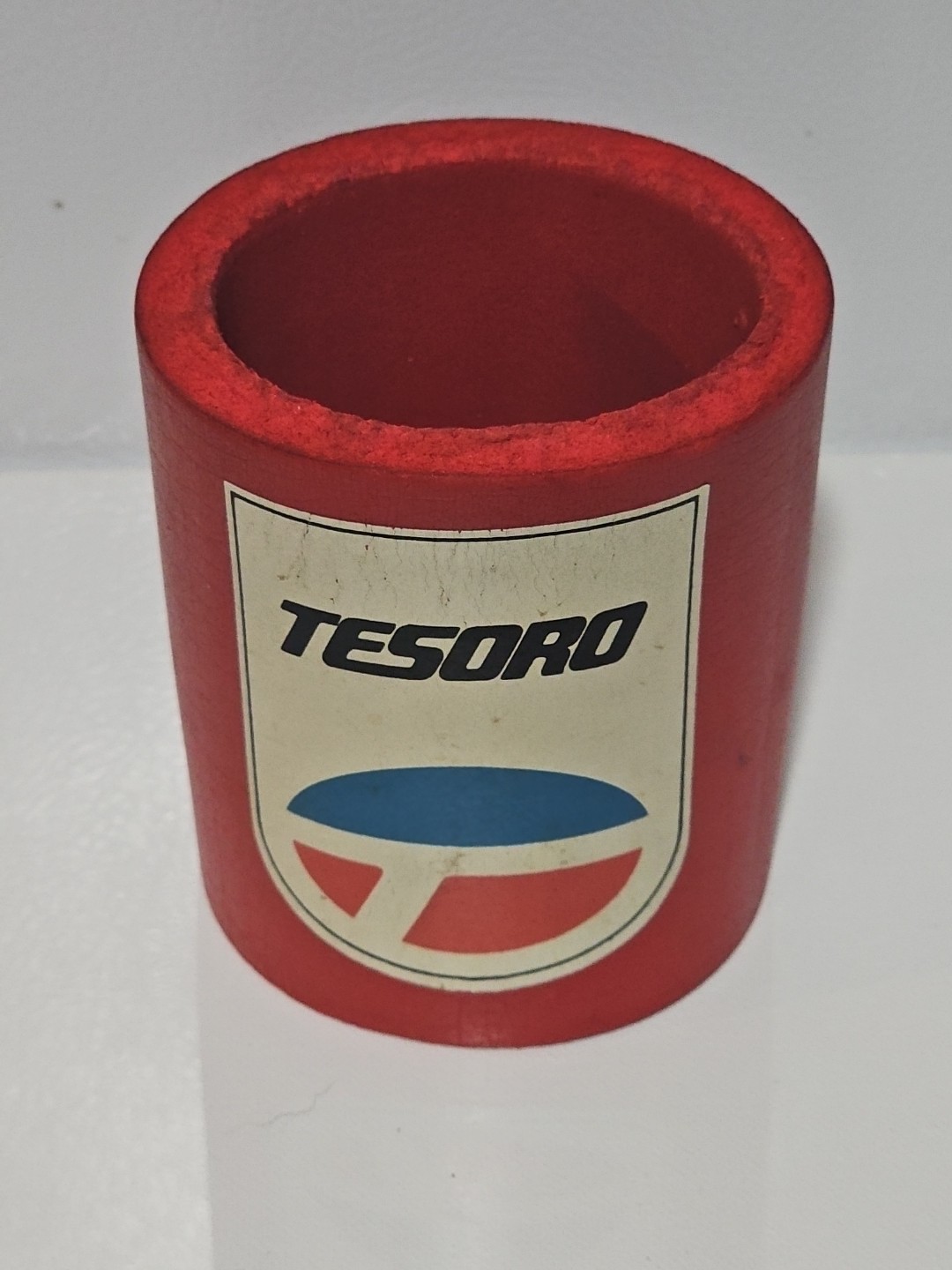 Vintage Tesoro Corp. Foam Koozie Oil And Gas - Gas Station USA