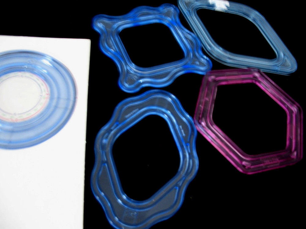 Creative Memories CustomCutting, mat blades, Ovals, Circles, Celestial Patterns.