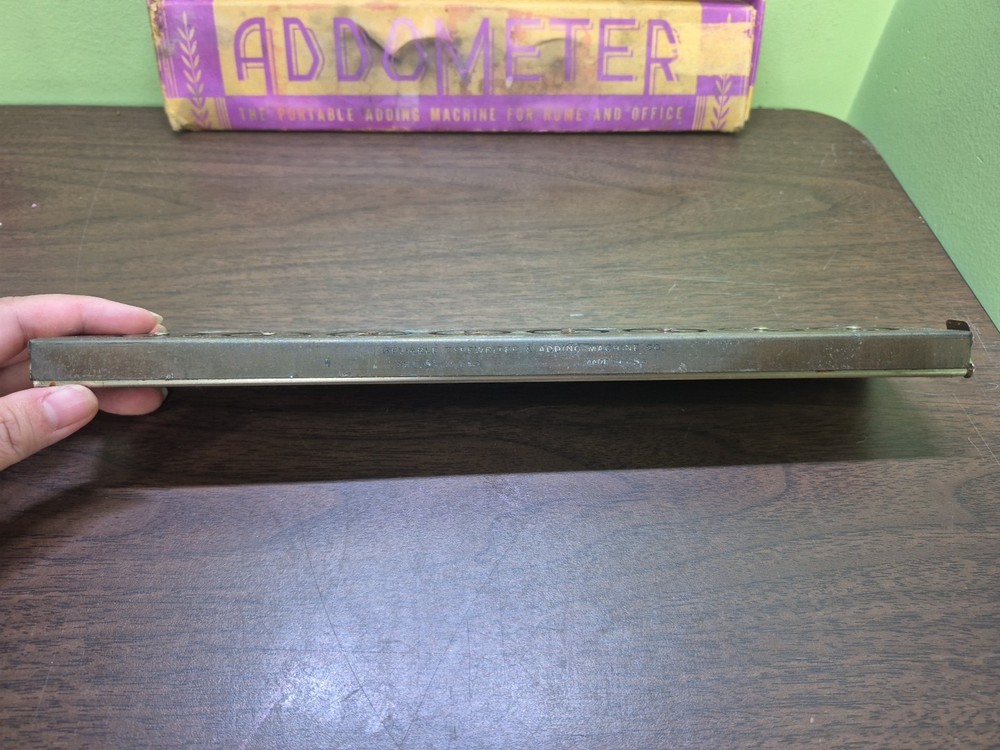 Vintage Addometer Read