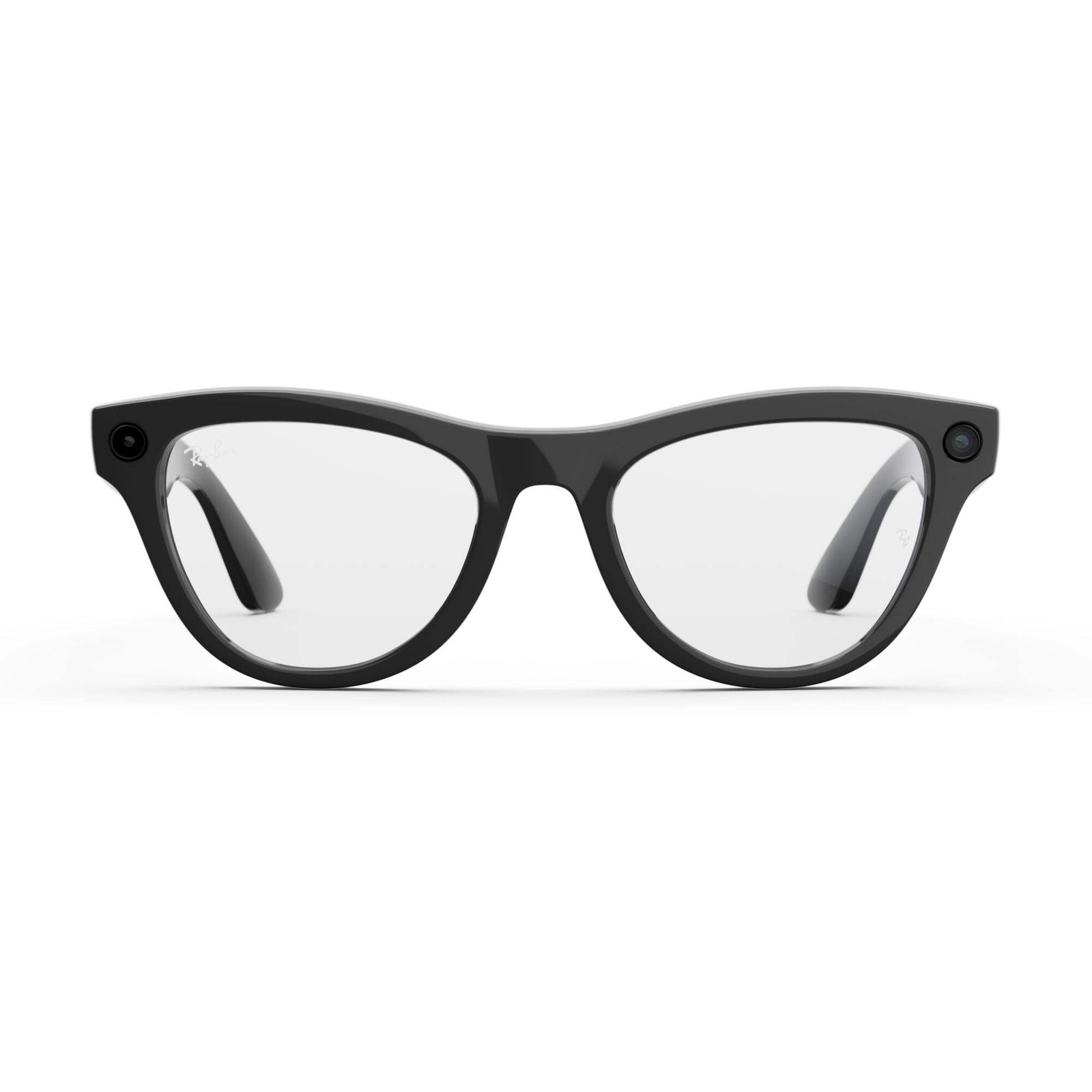 Refurbished Ray-Ban Meta Skyler (Gen 1), Shiny Black / Clear