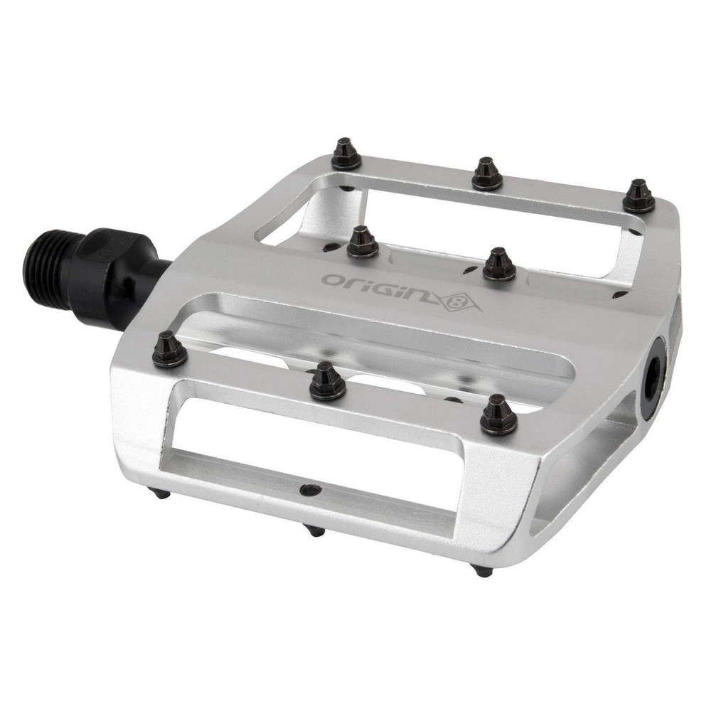 Origin8 Rascal XS Platform Pedals, 9/16", Silver