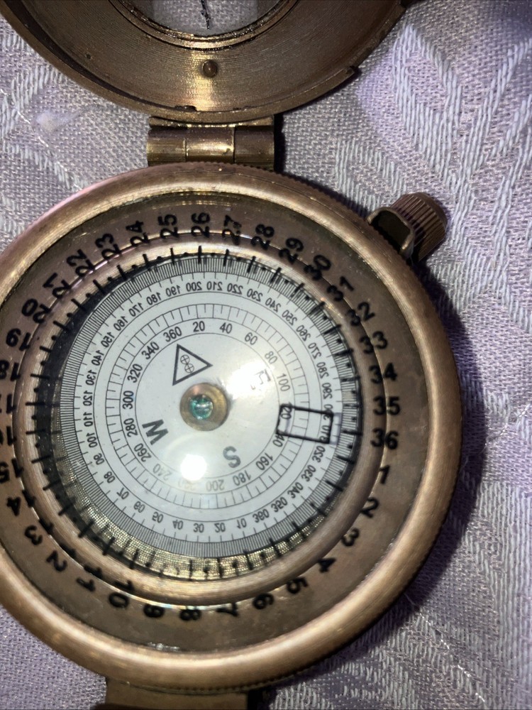 British Army WW11 Brass Compass