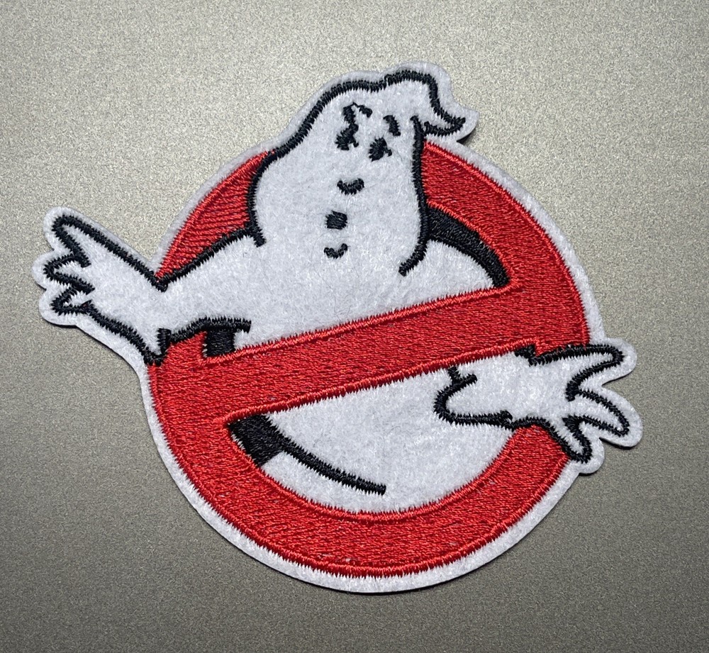 Ghostbusters Logo Patch Embroidered Iron 3x3.75 Inch