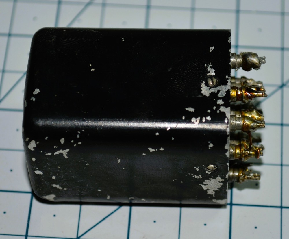 Vintage UTC A-12 Early Black Input Transformer A12