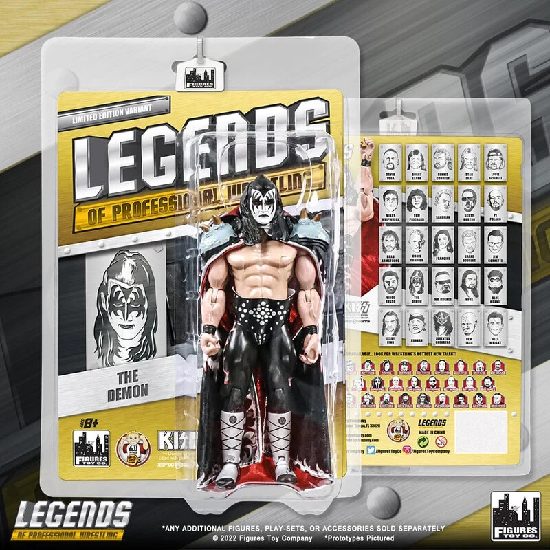 Legends of Professional Wrestling Figures: The Demon KISS VARIANT