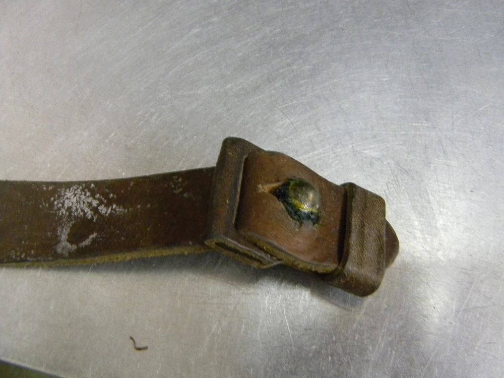 MAUSER 98 K YUGO LEATHER SLING WITH KEEPER