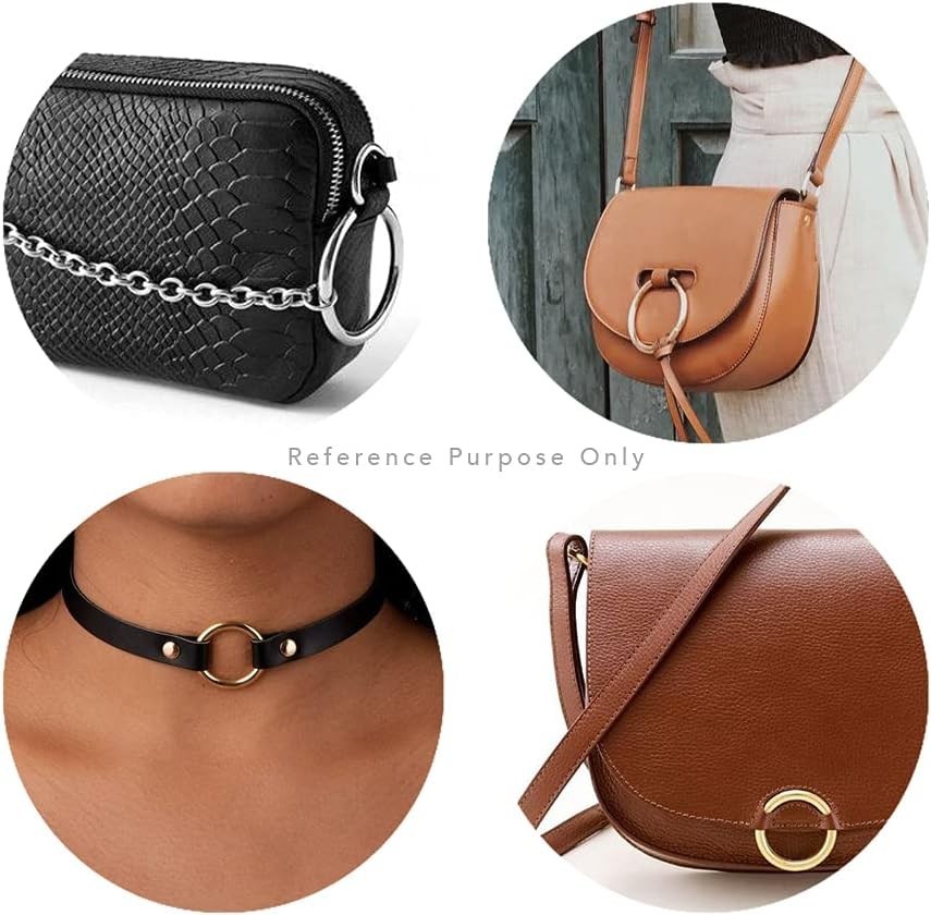 Welded O-Ring Loop Buckle for Bag, Collar, Leather Craft