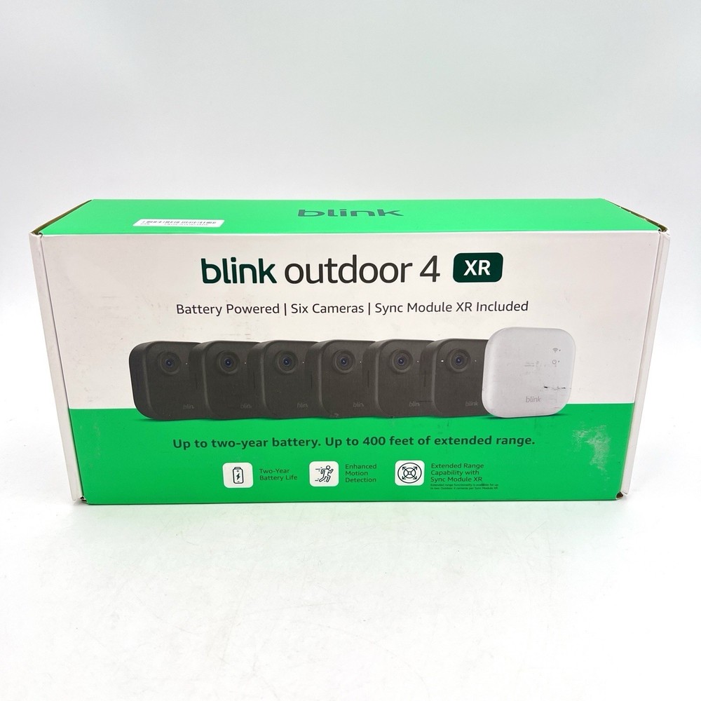 🔥 Blink Outdoor 4 XR HD Smart Security Wireless 6 Camera System w sync module🔥