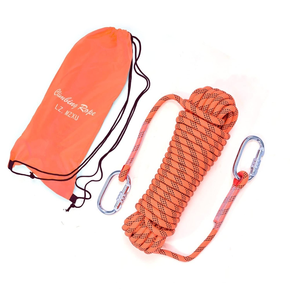 Climbing Rope, Rappelling Rope Orange 100FT
