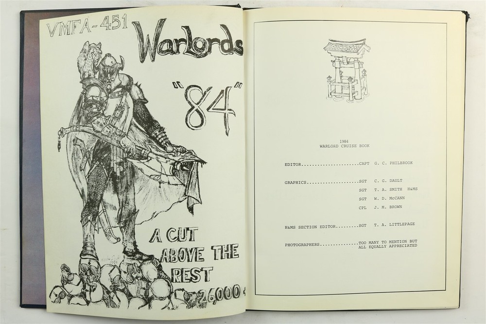 VMFA-451 1984 Far East Deployment Unit History Cruise Book