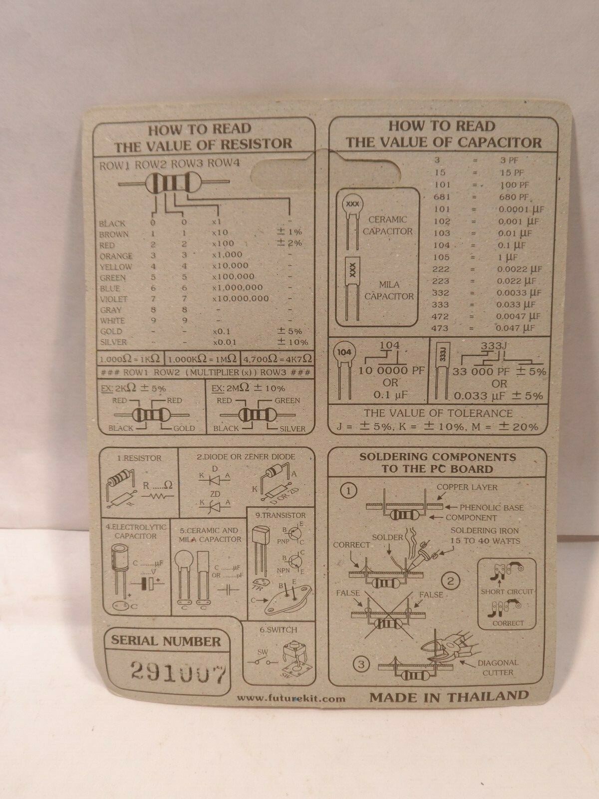 Future Kit 2 Alternating LED Display DIY kit FK109 Soldering Flux Workshop