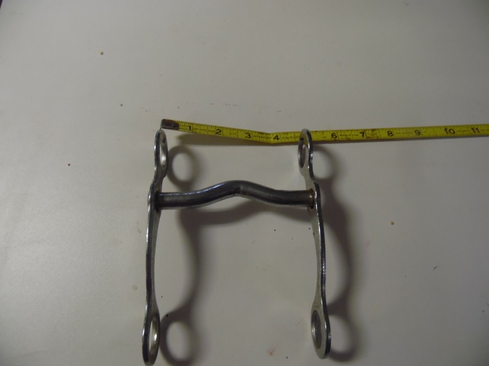 pony 4.5" curb bit chrome plated