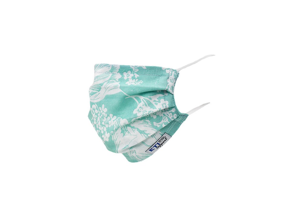 Light Blue Flower Face Mask
