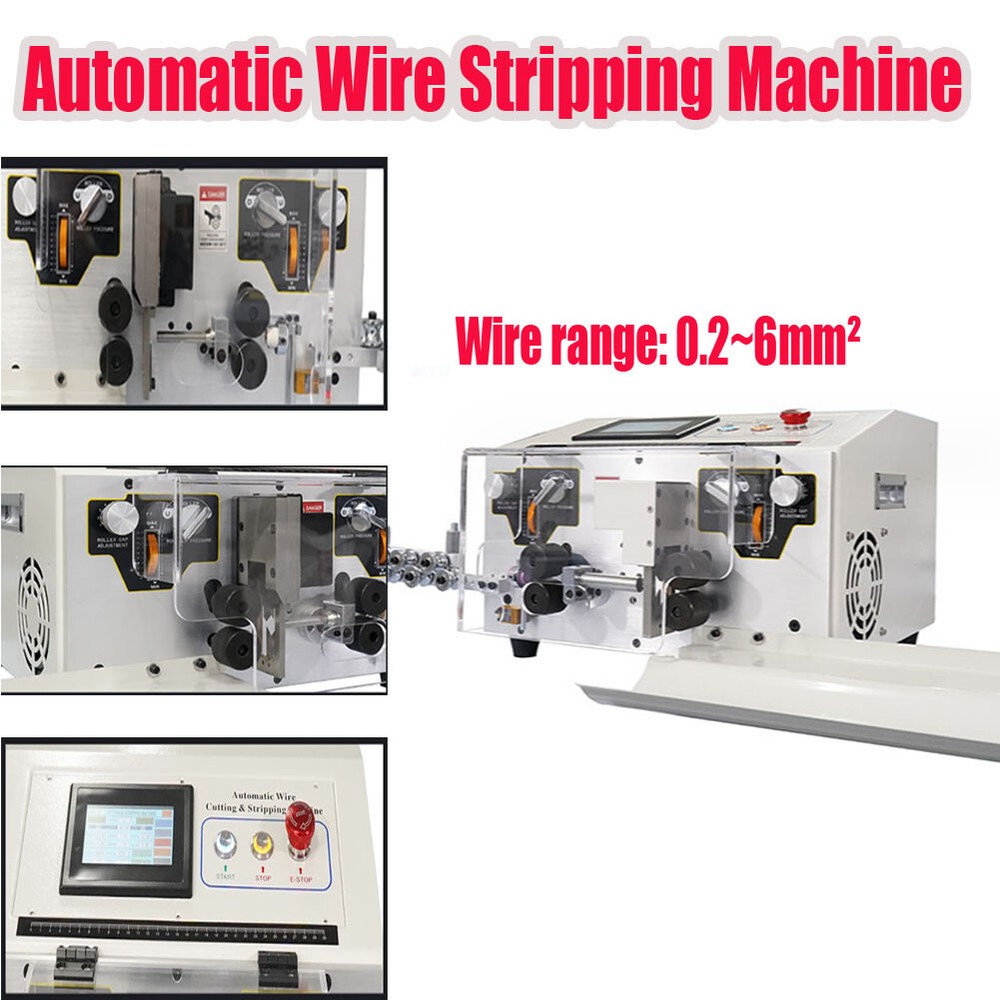 0.1～6mm² Wire Stripper Stripping Machine Touch Screen Cable stripping machine