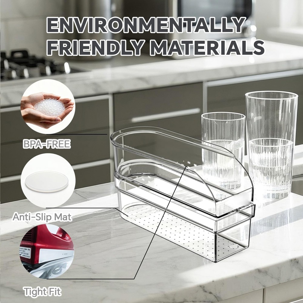 Hand Mixer Storage Case for KitchenAid Double Layer, transparent